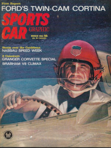 SPORTS CAR GRAPHIC 1963 MAR - CORTINA TWIN, HILL, GRANGER VETTE, MINIs*